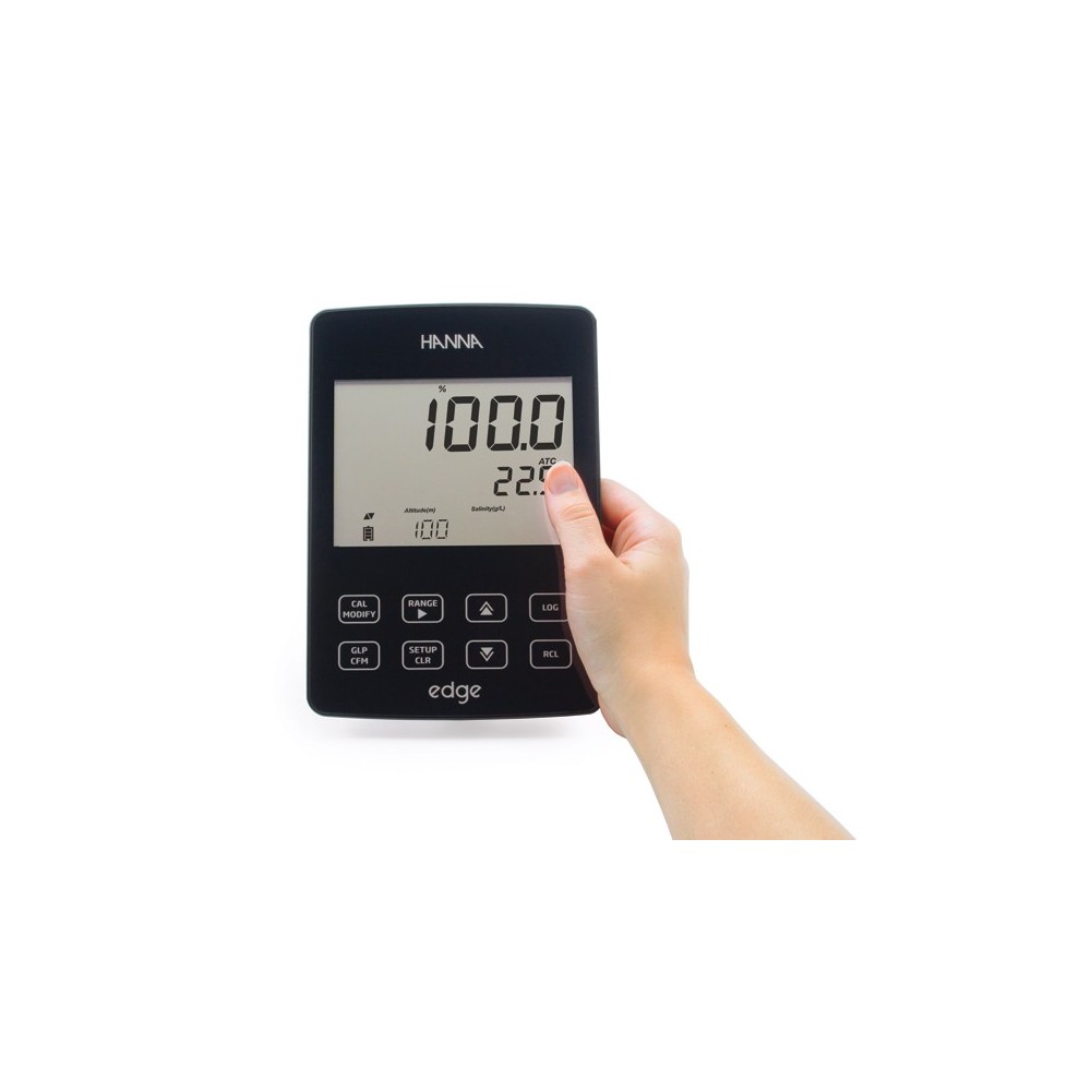 Medidor multiparamétrico pH-CE-OD-gC Edge HI-2020. Electrodo pH