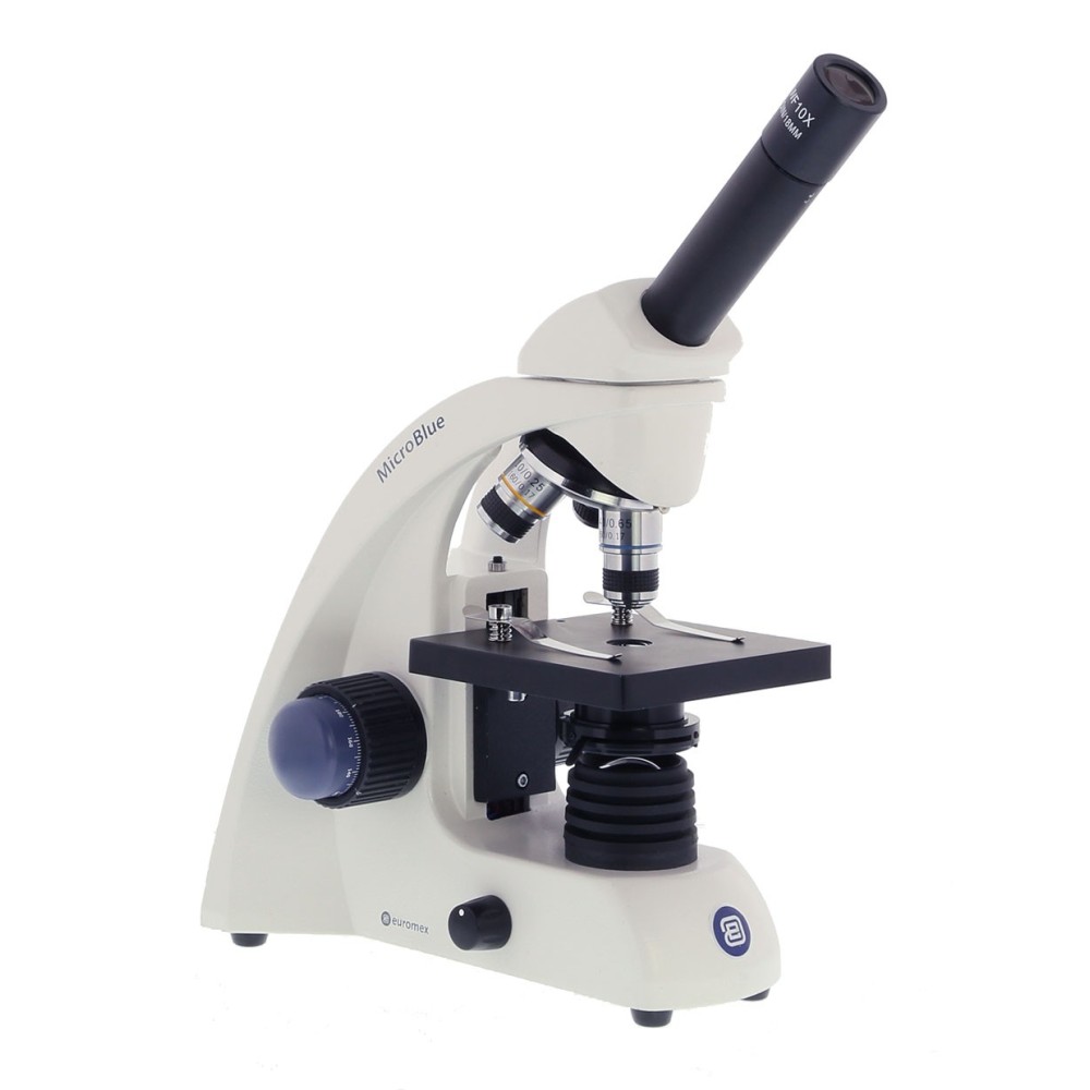Microscopi acromàtic Microblue MB-1001. Monocular 40x-400x