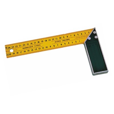 Escaire alumini mil·limetrat. Mida 250 mm