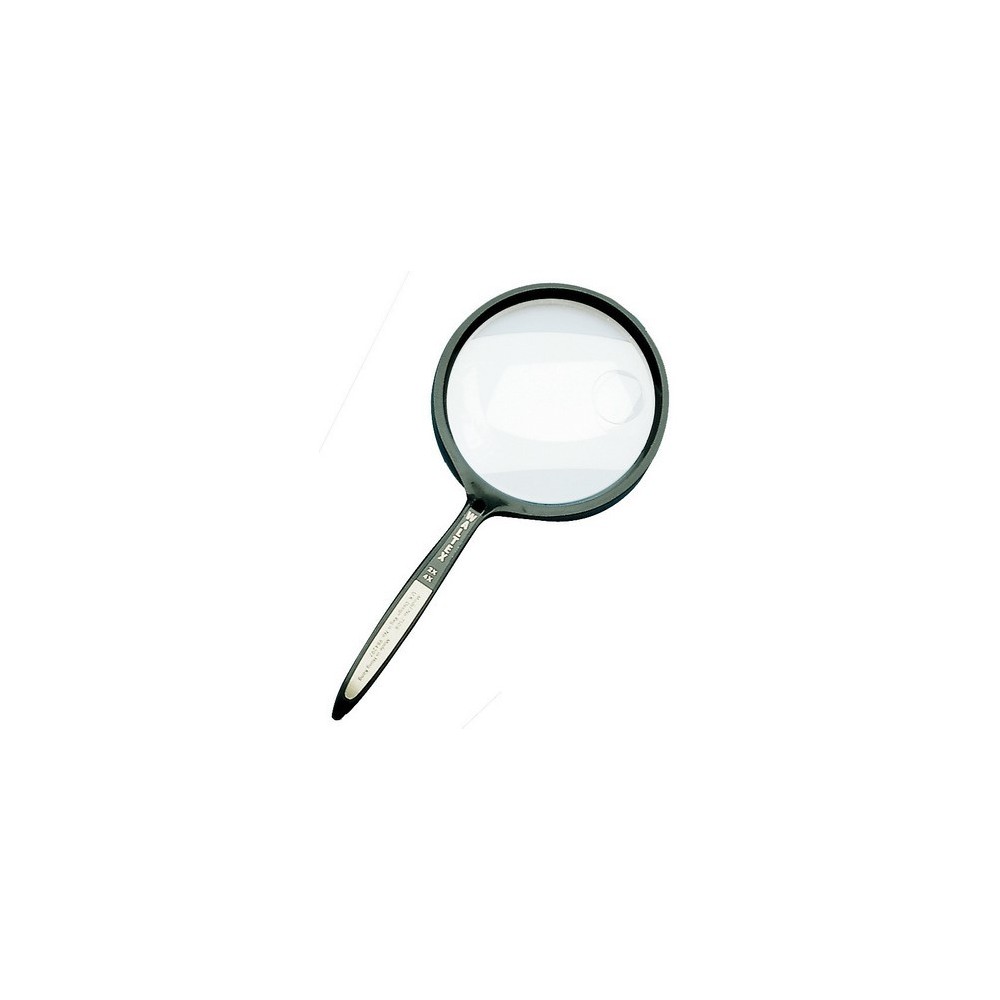 Lupa de mà bifocal 2x-5x. Compacta plàstic 50 mm