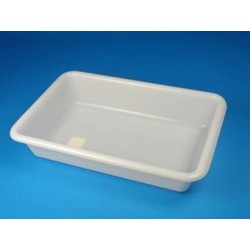 Cubeta dissecció plàstic 4 litres. Rectangular 335x240x75 mm