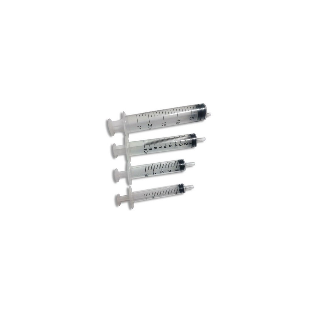 Jeringas hipodérmicas desechables estériles 1 ml. Caja 100