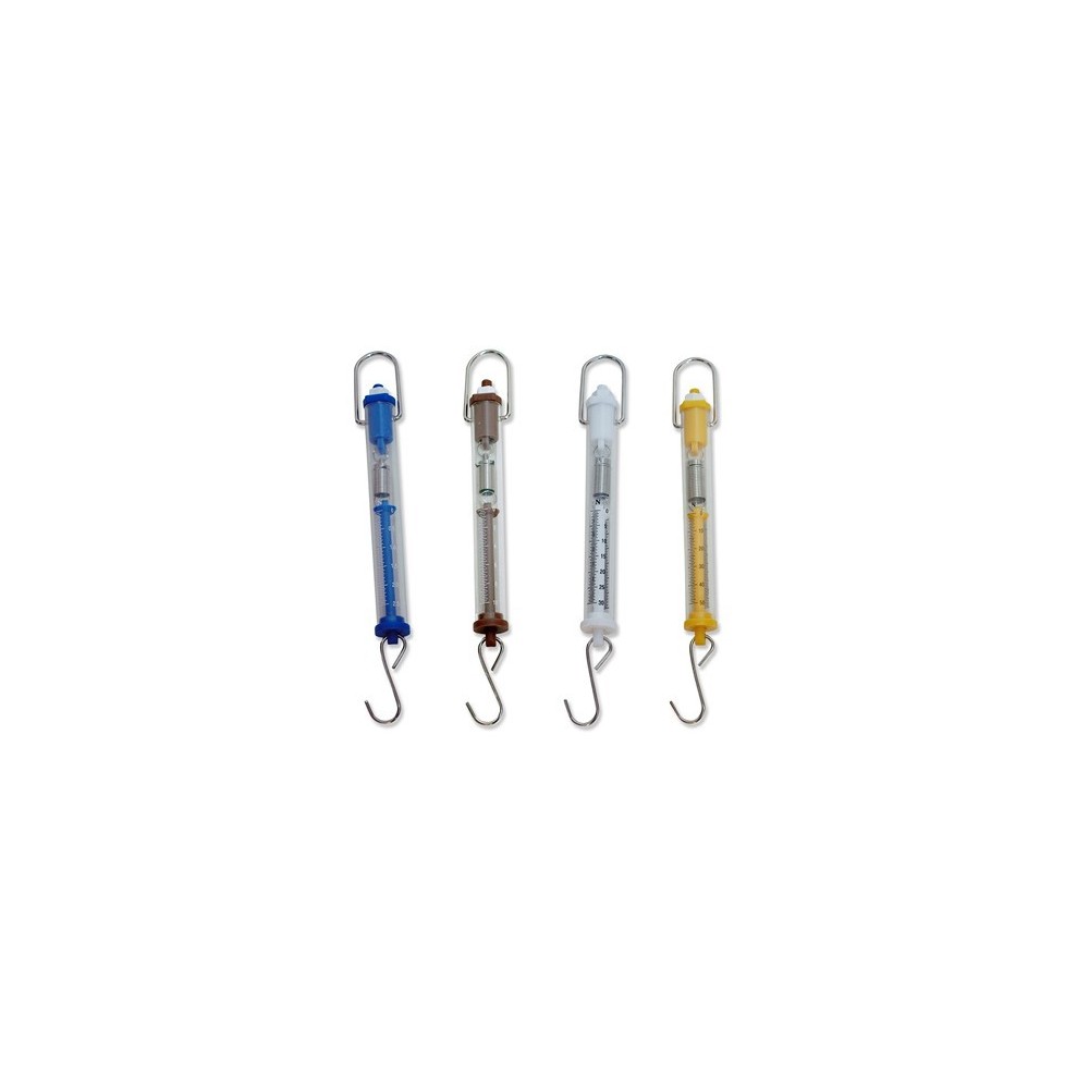 Dinamòmetre Bàsic dues escales. Càrrega 250g/2'5N en 5g/0'05N