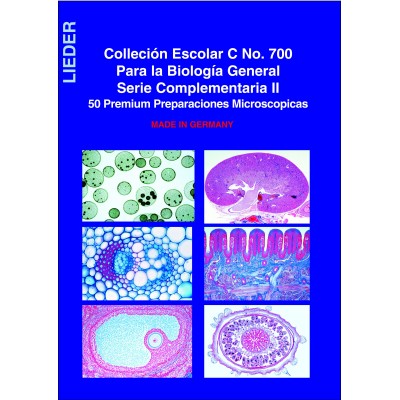 Preparacions microscòpiques Lieder. Biologia general C. Capsa 50 peces