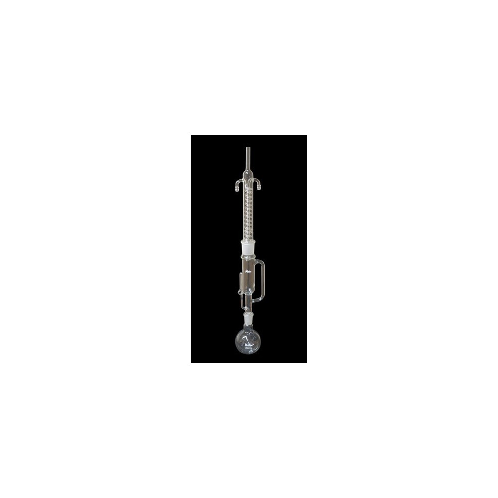 Equipo química esmerilados 29 / 32-55 / 44. Extractor soxhlet