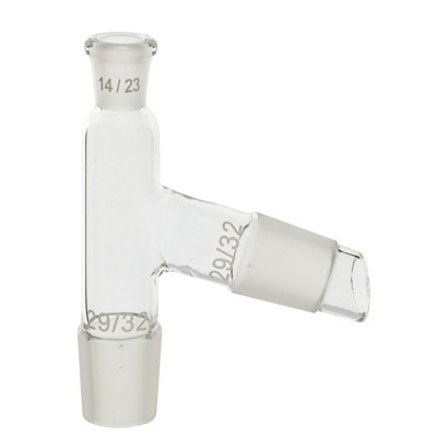 Capçal destil·lació esmerilat DIH3. Femella 14/23 i mascles