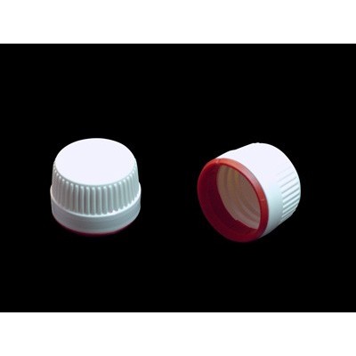 Tap rosca massís amb precinte. Adequat flascons vidre
