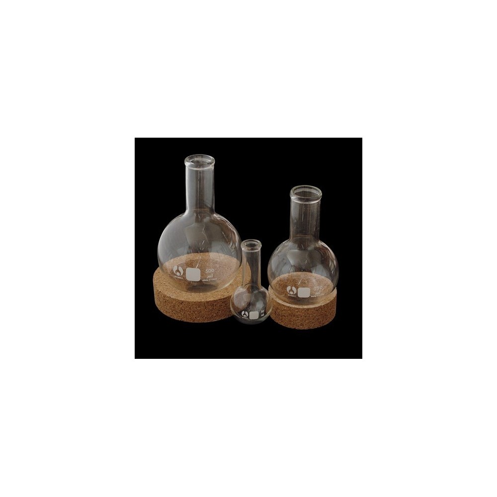 Matràs esfèric vidre fons rodó normal. Capacitat 500 ml