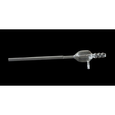 Trompa d'aigua vidre. Obtenció del buit