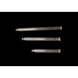 Tubo cuentagotas vidrio punta bola. Longitud 85 mm