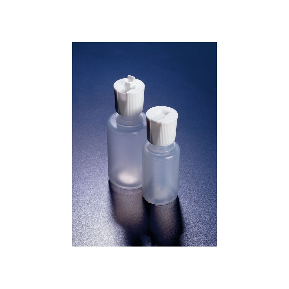 Flascó comptagotes plàstic PELD amb degotador. Capacitat 250 ml