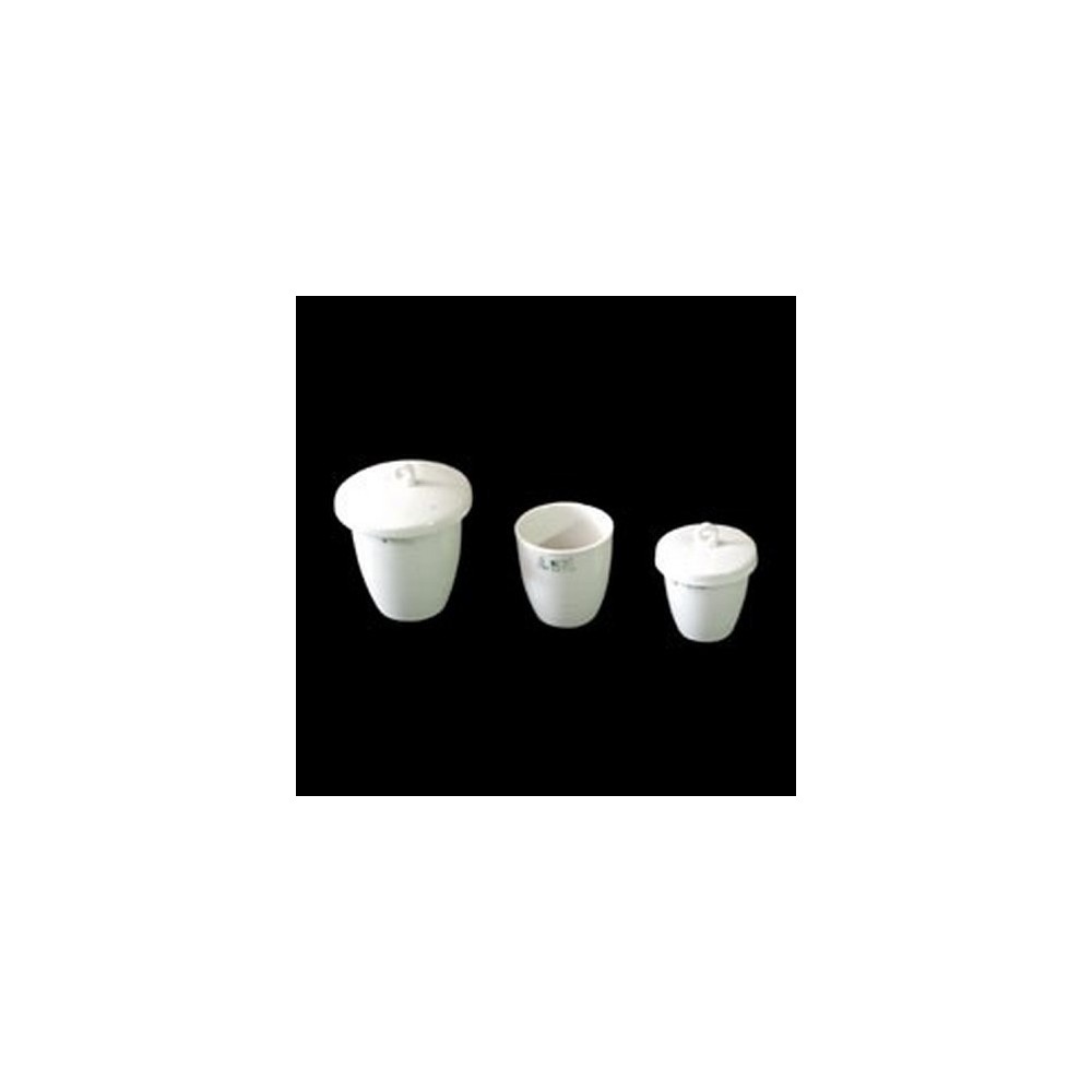 Crisoles porcelana forma alta con tapa 36x34 mm. Caja 10