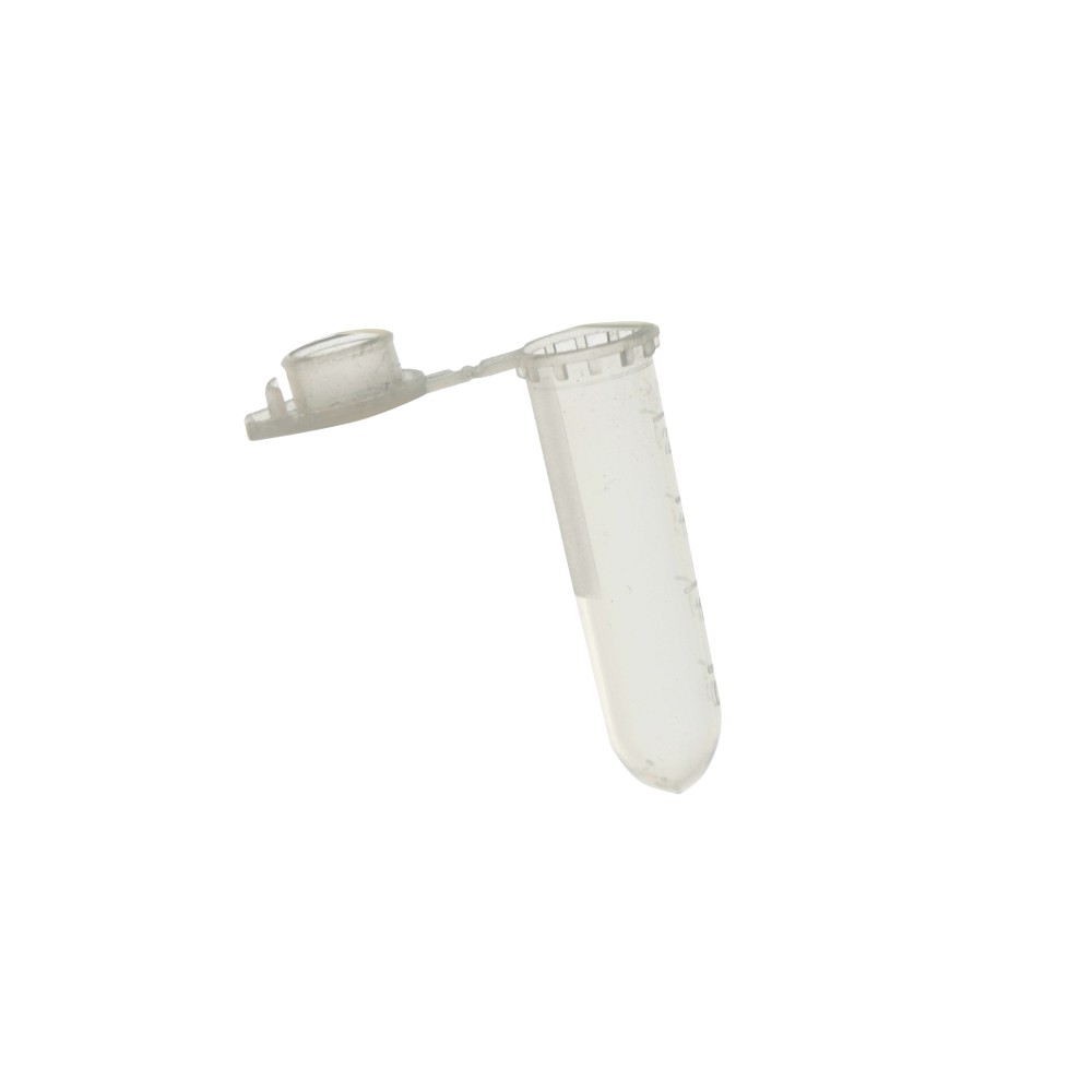 Microtubos centrifugadora plástico PP fondo redondo 2'0 ml.