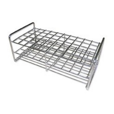 Gradilla acero inoxidable adecuada tubos 16 mm. Capacidad 12