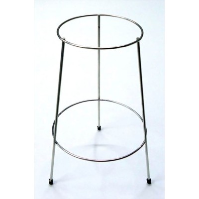 Suport trespeus acer inoxidable. Cèrcol rodó 320x135 mm