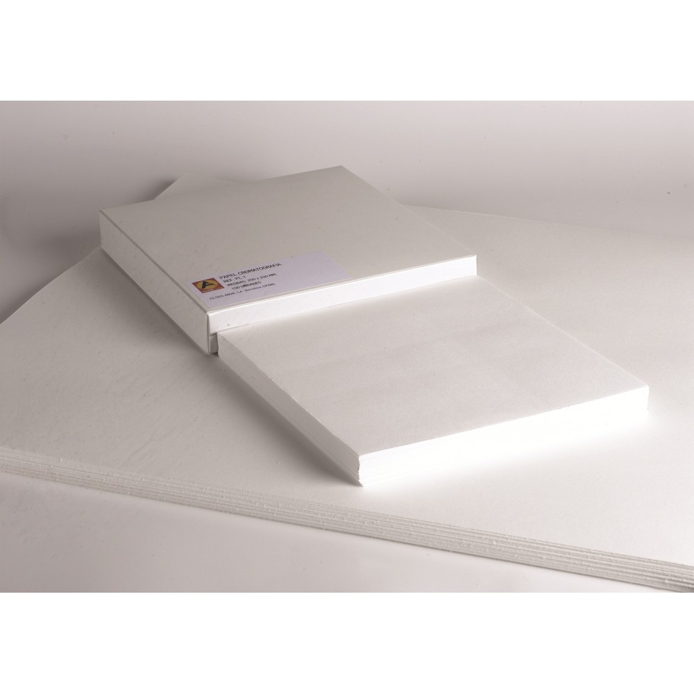 Paper cromatografia 90 g/m 460x570 mm. Paquet 10 fulls