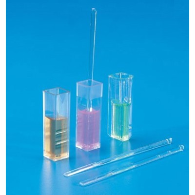 Cubetas espectrofotómetro PMMA semimicro 2'5 ml. Caja 100