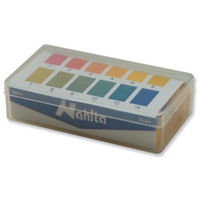 Papers reactius indicadors pH escala 1 a 14. Capsa 200 tires