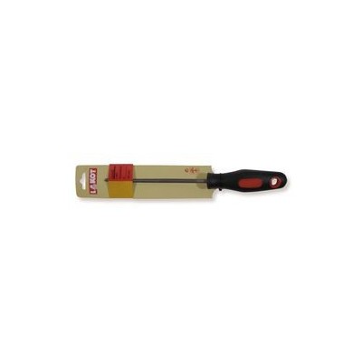 Llima rodona amb mànec plàstic. Mida 8 polzades