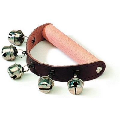 Cascavells corona cuir amb 5 cascavells