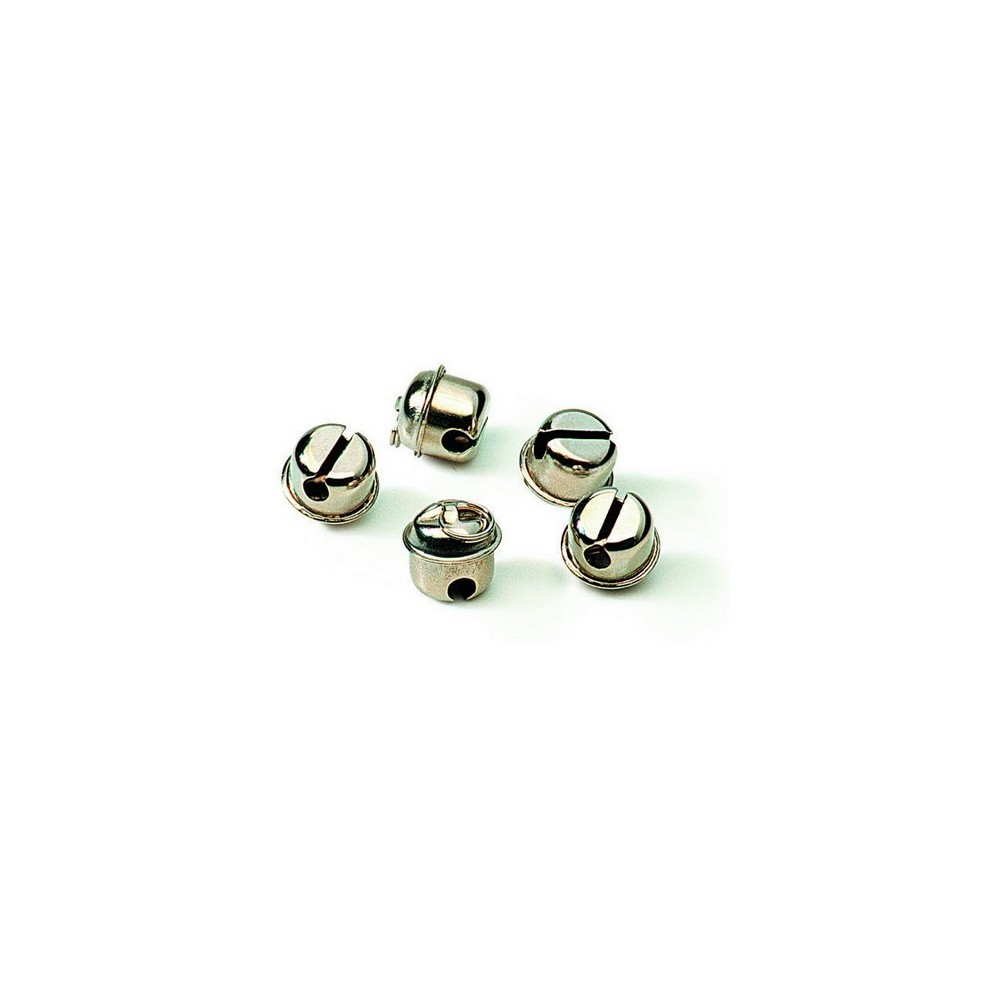Cascavell cromat amb anella. Diàmetre 20 mm