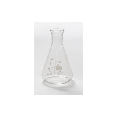 Matràs Erlenmeyer vidre Simax 25 ml. Capsa 10 unitats