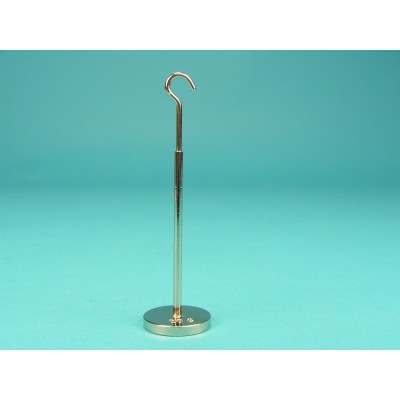 Portapesos ranurats amb ganxo V-11275. Metàl·lic 20 g