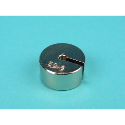 Pes ranurat portapesos V-11277. Metàl·lic 50 g