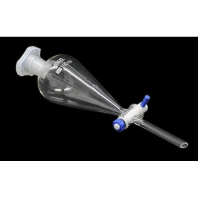 Embut decantació vidre amb clau punxó PTFE. Capacitat 100 ml