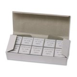 Cobreobjectes quadrats 20x20 mm. Capsa 1.000 peces