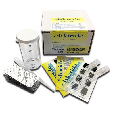 Prueba química Testab 5895. Cloruro 0-20-40-60 ppm. Caja 100