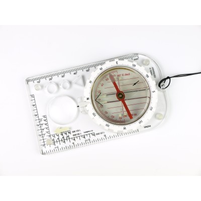 Brúixola placa Horizon KR. Tres escales amb clinòmetre
