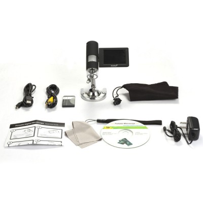 Microscopi digital USB Levenhuk 500 Mobi. Sensor 5 Mp (20x-500x)