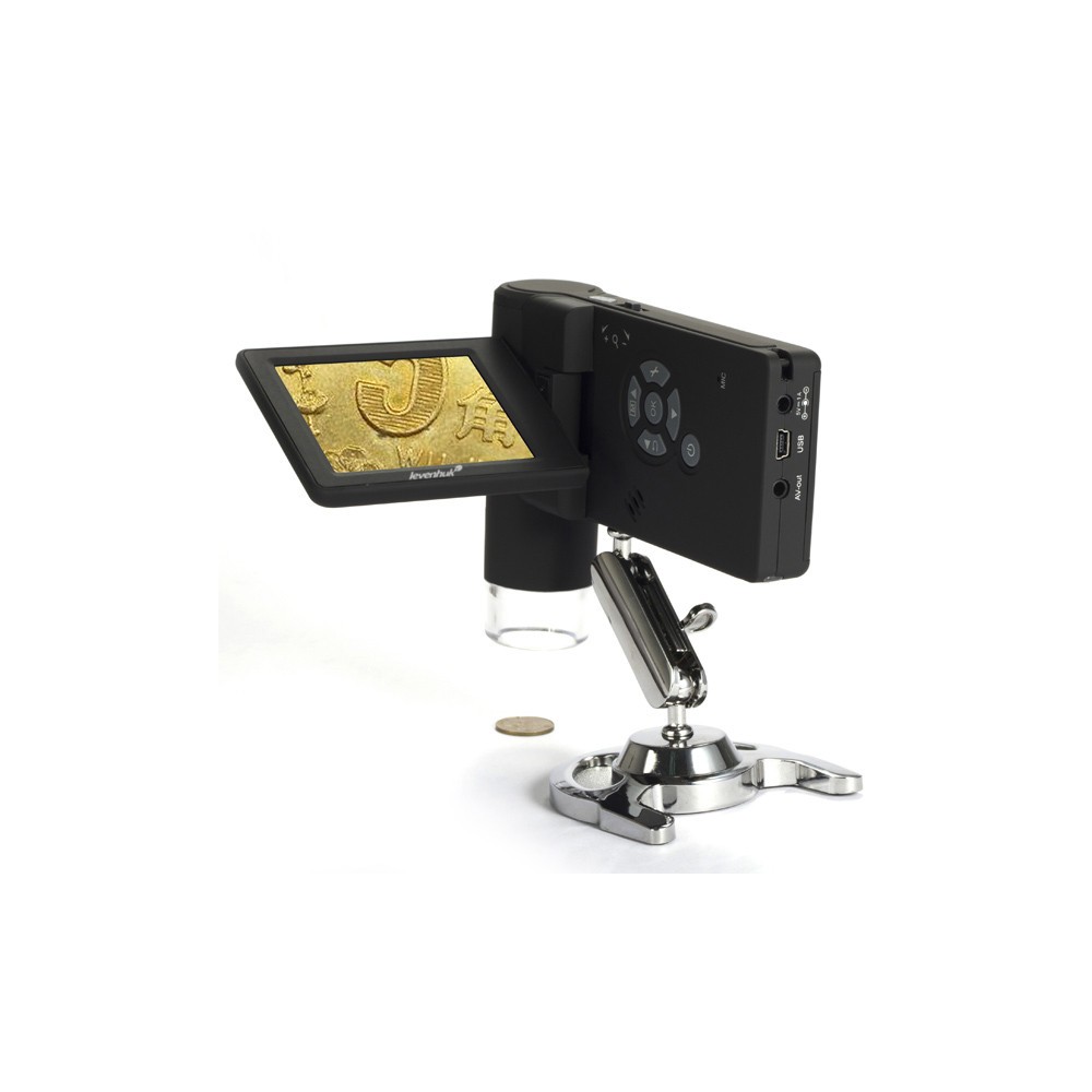 Microscopi digital USB Levenhuk 500 Mobi. Sensor 5 Mp (20x-500x)