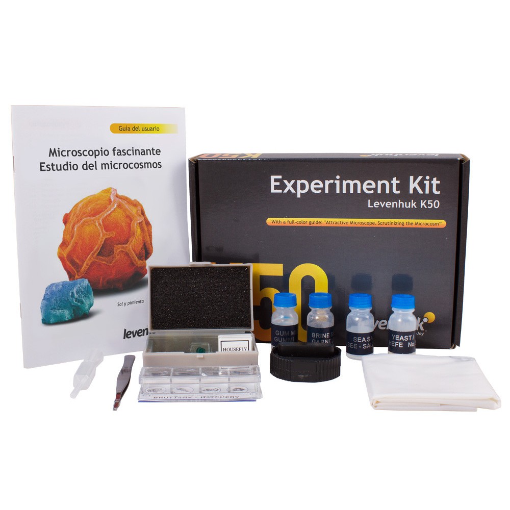 Kit experimentos para microscopía Levenhuk