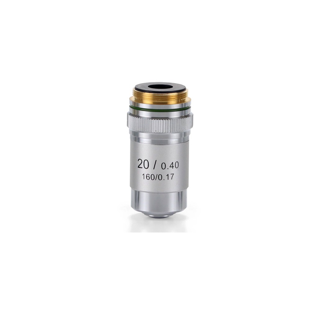 Objetivo microscopio Microblue MB-7020. Acromático 20x/0.40