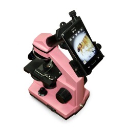 Adaptador smartphone Levenhuk A-10. Adecuado microscopios
