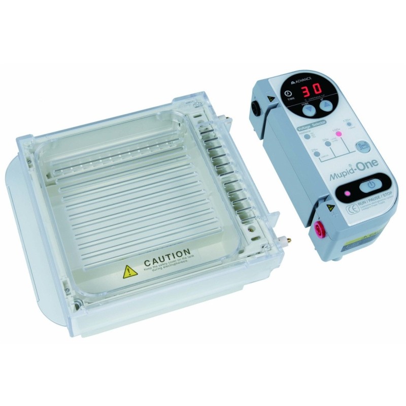 Equipo electroforesis Mupid-One. Compacto con cubeta y