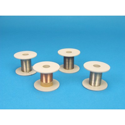 Física V-15734. Fil de coure 0'4 mm. Rodet 50 metres