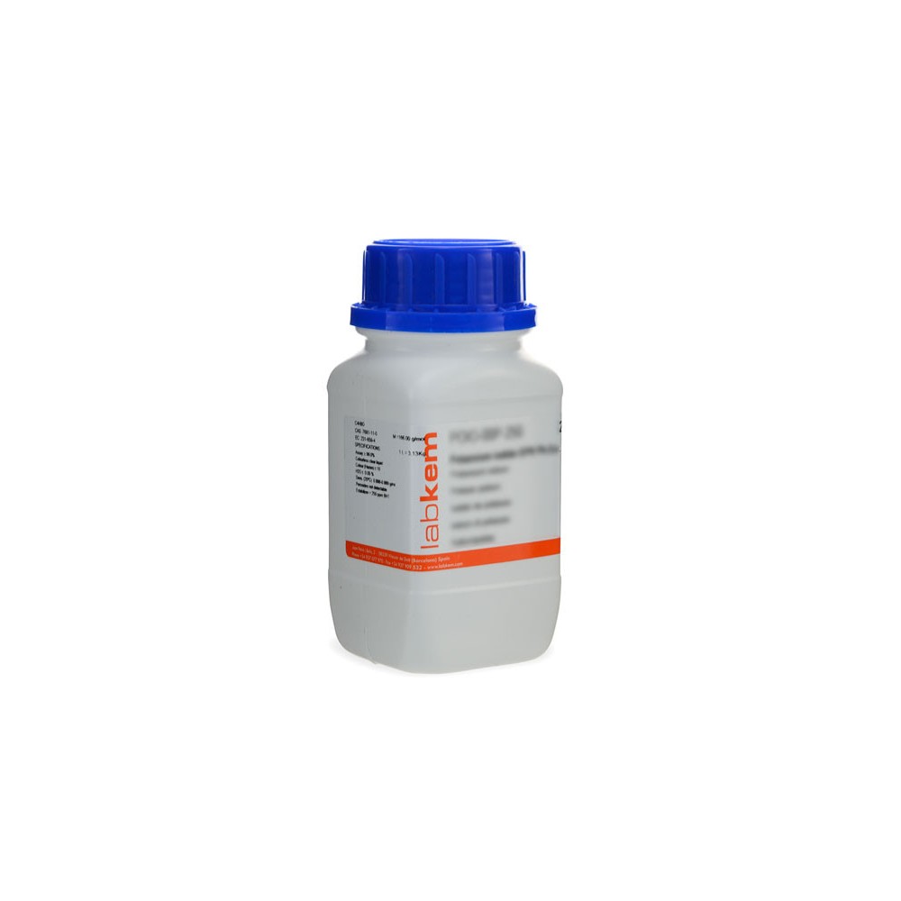 Sodi metall barres oliades AO-39012. Flascó 250 g