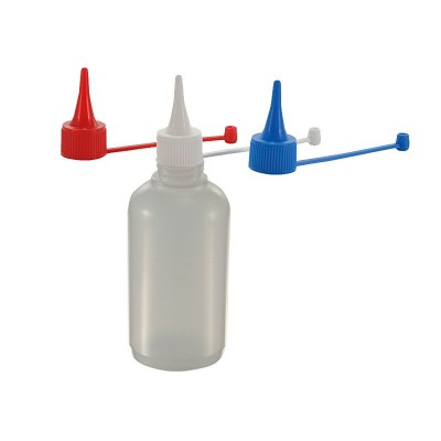 Flascó comptagotes plàstic PELD amb cànula. Capacitat 250 ml