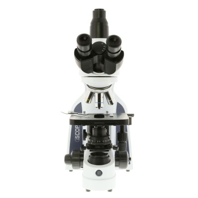 Microscopio planoacromático Iscope IS-1153-EPLi. Triocular 40x-1000x