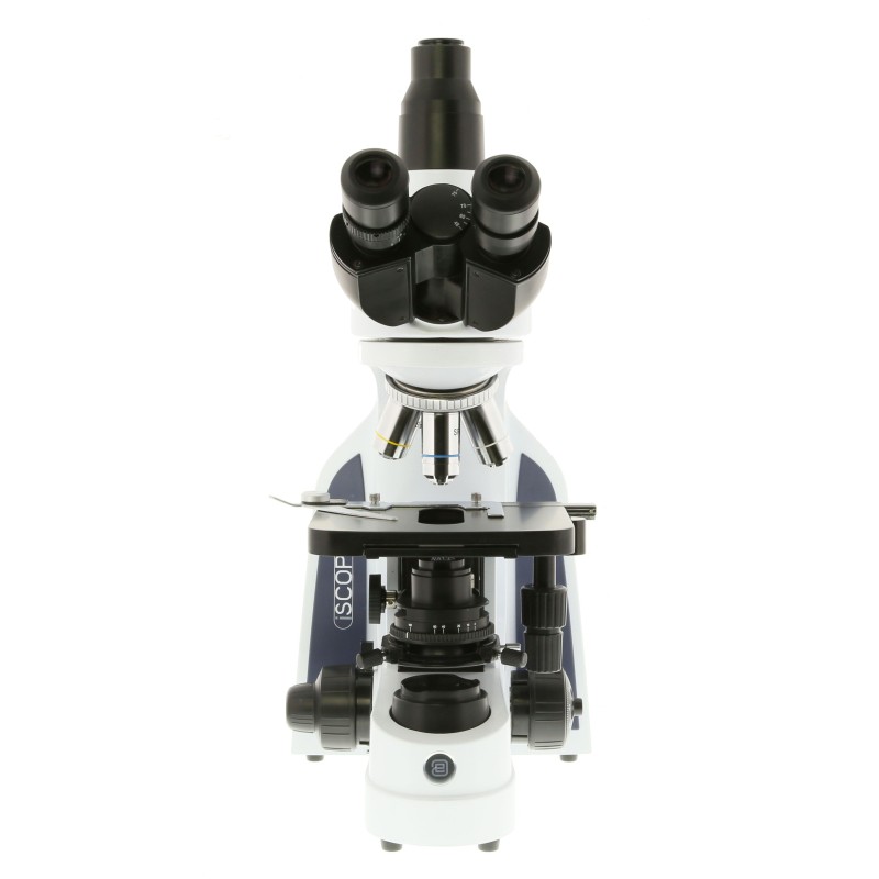 Microscopi contrast fases Iscope IS-1153-PLPHi. Triocular 100x-1000x