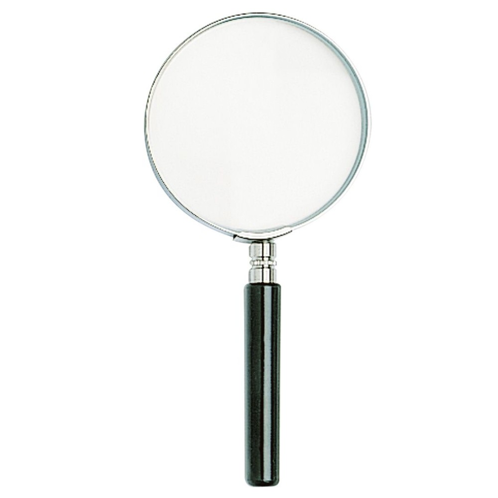 Lupa de mano unifocal H-9204. Lente vidrio diámetro 75 mm (2'25x)