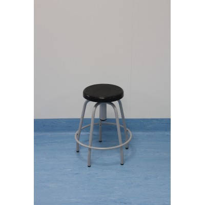 Taburete asiento polipropileno B-11. Giratorio 570-700 mm