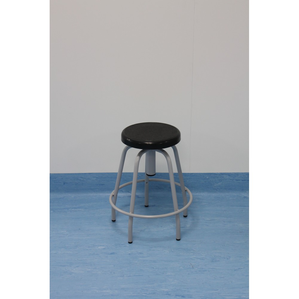 Taburete asiento polipropileno B-11. Giratorio 570-700 mm