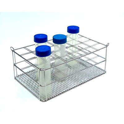 Gradeta tubs centrifugadora acer inoxidable. Capacitat 24x50 ml