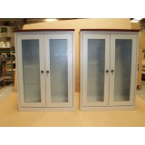 Armario laboratorio puertas metacrilato batientes. Medidas 1010x420x1980 mm