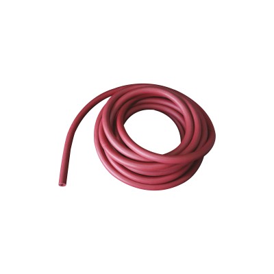 Tub goma natural vermella per a buit 8x16 mm. Longitud 1000 mm