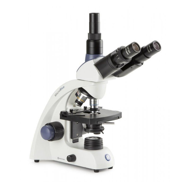 Microscopio acromático Microblue MB-1053. Triocular 40x-400x